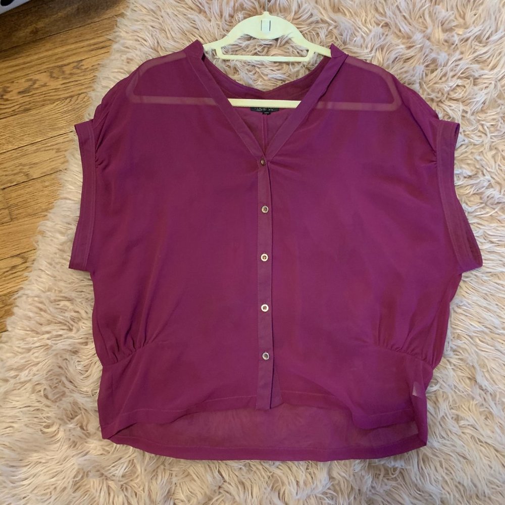Topshop Sheer "Going Out" Top